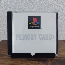 Playstation 1 Memory Card Case 4 Storage Sony PS1 Rare