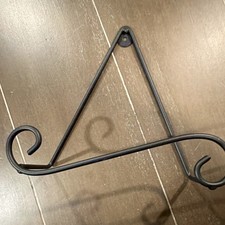 Black Metal Freestanding Display Easel Medium Matte Finish Classic Style