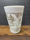 VINTAGE 1904 ST LOUIS WORLDS FAIR MILK GLASS SOUVENIR GLASS