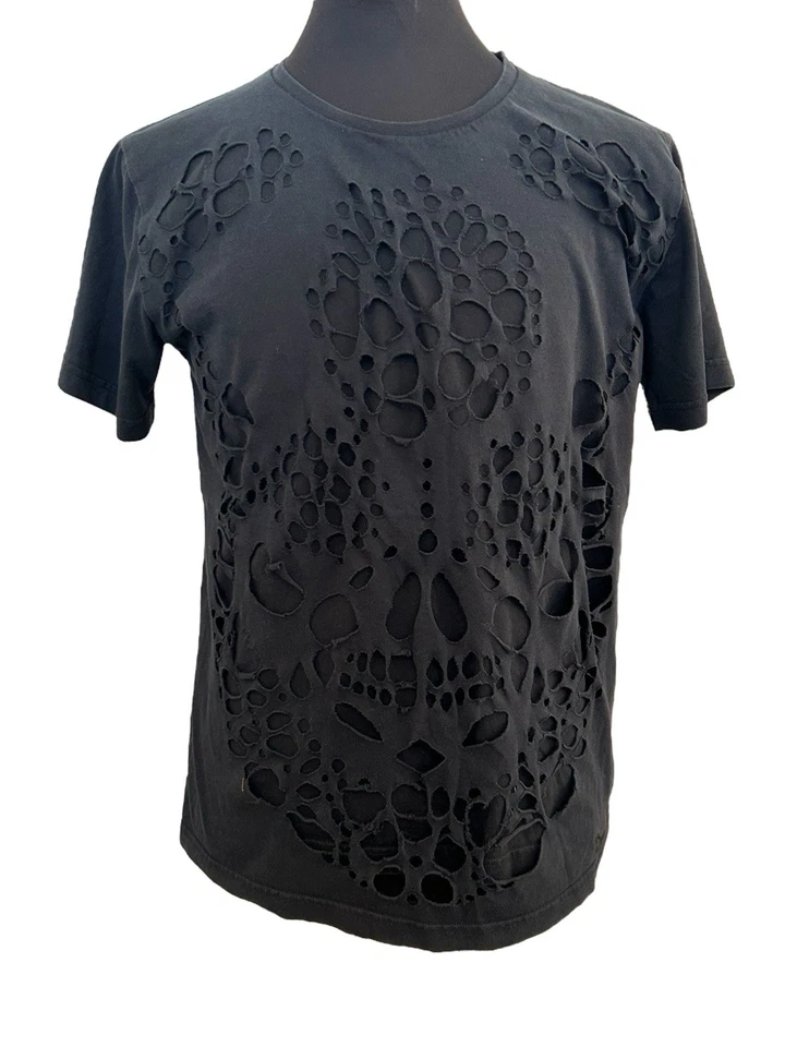 Dr Marten Air Wair Skull Cutout Tshirt Men’s Large - Image 2 of 4