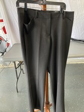Worthington Flat Front Dress Pants, Women's Modern Fit - Size 12, Black