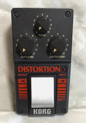 Korg DST-1 Distorton Guitar Effect Pedal Vintage 80s Made In Japan Free Shipping