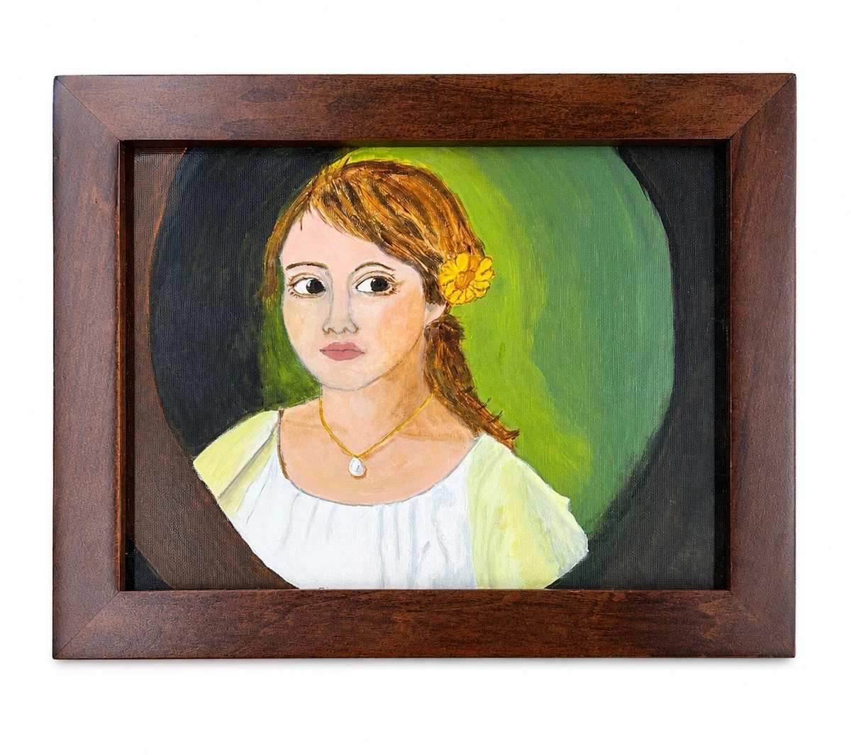 Vintage Girl Painting for sale | eBay