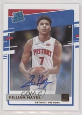2020 Panini Donruss Rated Rookies Signatures Killian Hayes Rookie Auto RC 0s9t