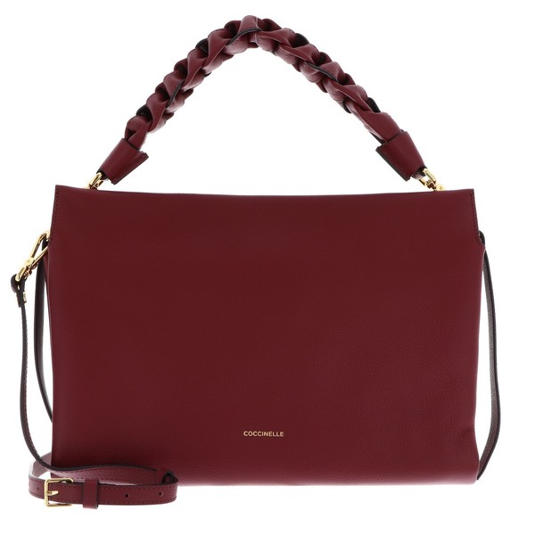 Coccinelle Boheme Grana Double Hand Bag Handtasche Ribes / Prune Beere-image