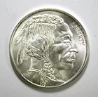 1 Troy oz Indian Head Buffalo Silver Round 0.999 Fine #SC