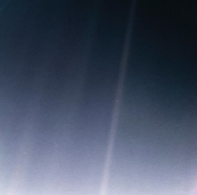 Pale Blue Dot Revisited 2020   Voyager 1 NASA Earth Print Wall Art