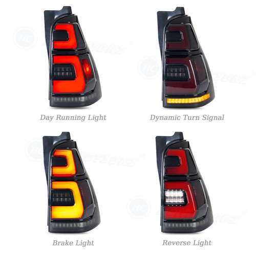 HC LED Smoked Tail Lights For Toyota 4Runner2003-2009 Sequential Rear Lamp2pcs - Picture 5 of 10