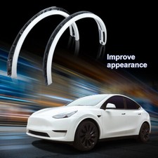 Fit For 2020-2024 2023 Tesla Model Y Wheel Molding Wide Body Fender Flares 4pcs