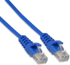 Cat6 24 Gauge Blue 50 ft 550Mhz UTP RJ45 Ethernet Network Patch Cable