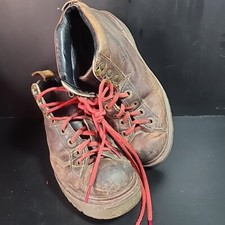 Dr Martens 8287 Air Wair Leather Ankle Boots size 6 Made in England Distressed