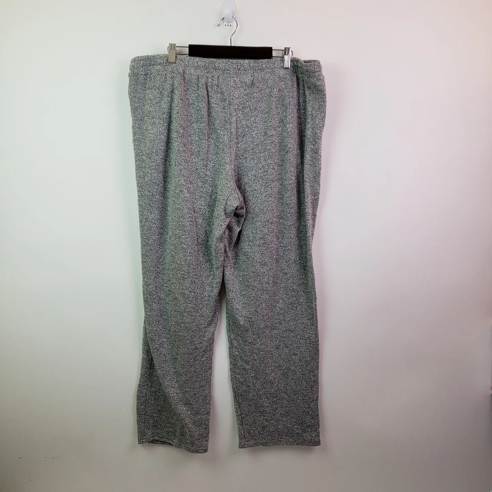 Pantalones de salón Natori para mujer talla XXL 2XL gris claro con cordón de lana Foto 2 de 4