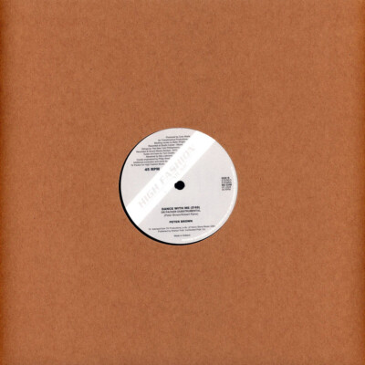 Peter Brown - Dance With Me (Dr Packer Remixes) 2024 (Vinyl 12'' - EU - Original)