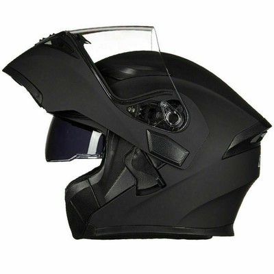 Motorcycle Helmet Bluetooth Headset Speaker Dual Visor Full Face DOT Street Bike
