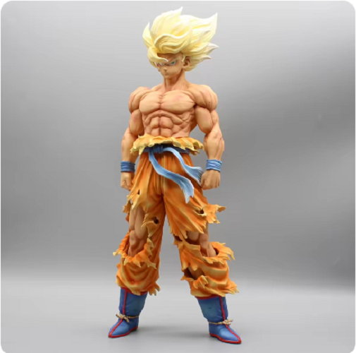 Figuras de acción de Dragon Ball Z, Son Goku, Super Saiyan, 44Cm