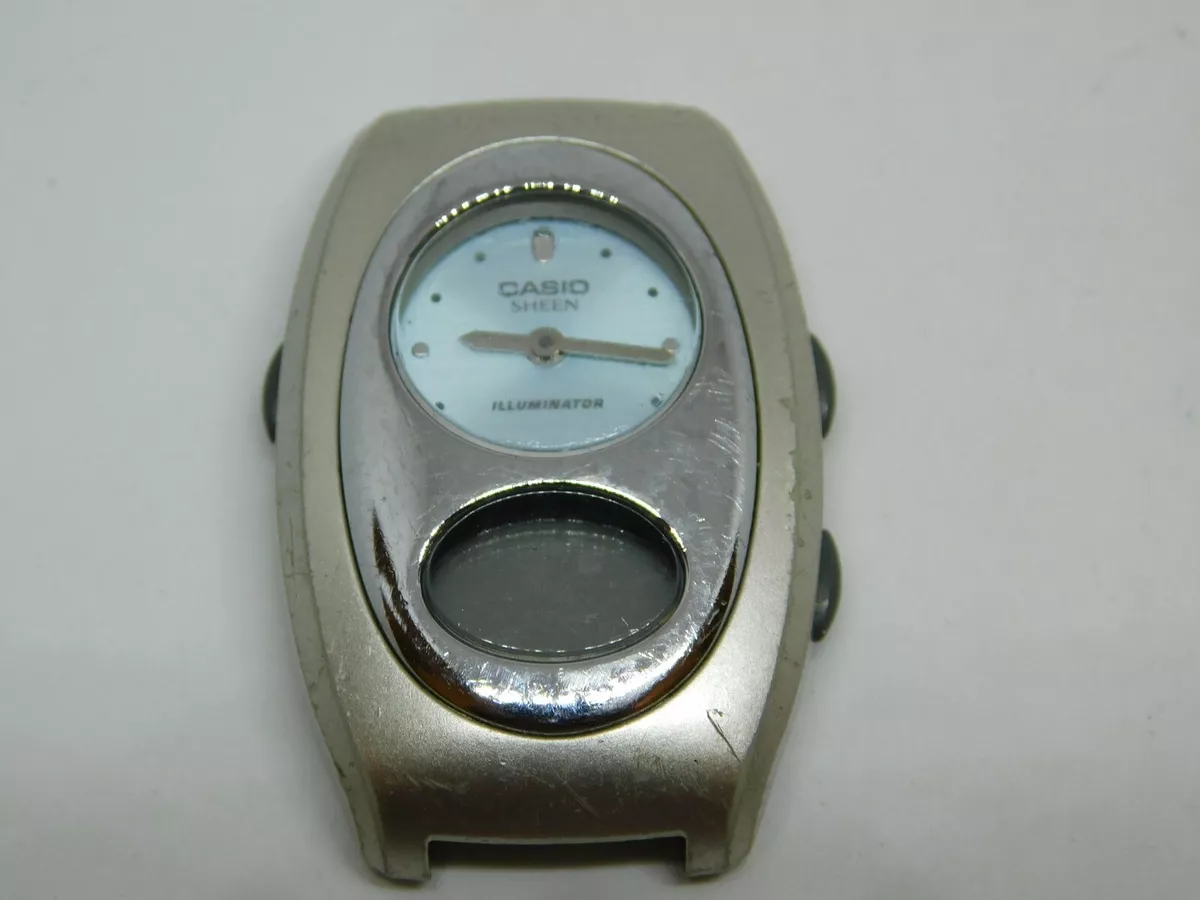 Casio sheen analog digital ladies watch cheap