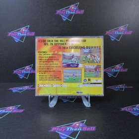 NFL 2K Sega Sports Sega Dreamcast MD Complete CIB - (See Pics)
