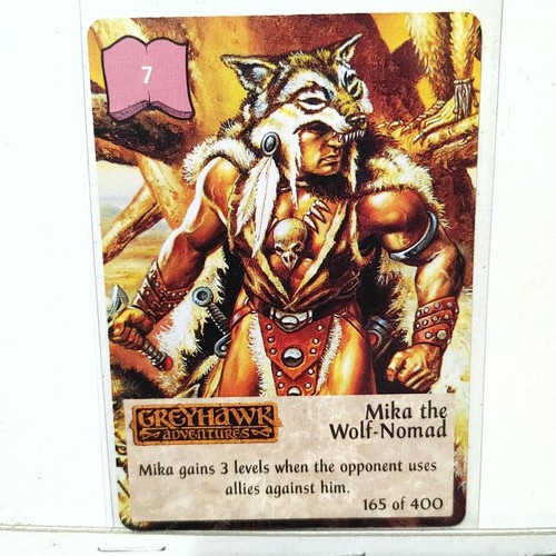 SPELLFIRE CCG -- Third Edition -- MIKA THE WOLF-NOMAD -- NM/Mint - Foto 1 di 2