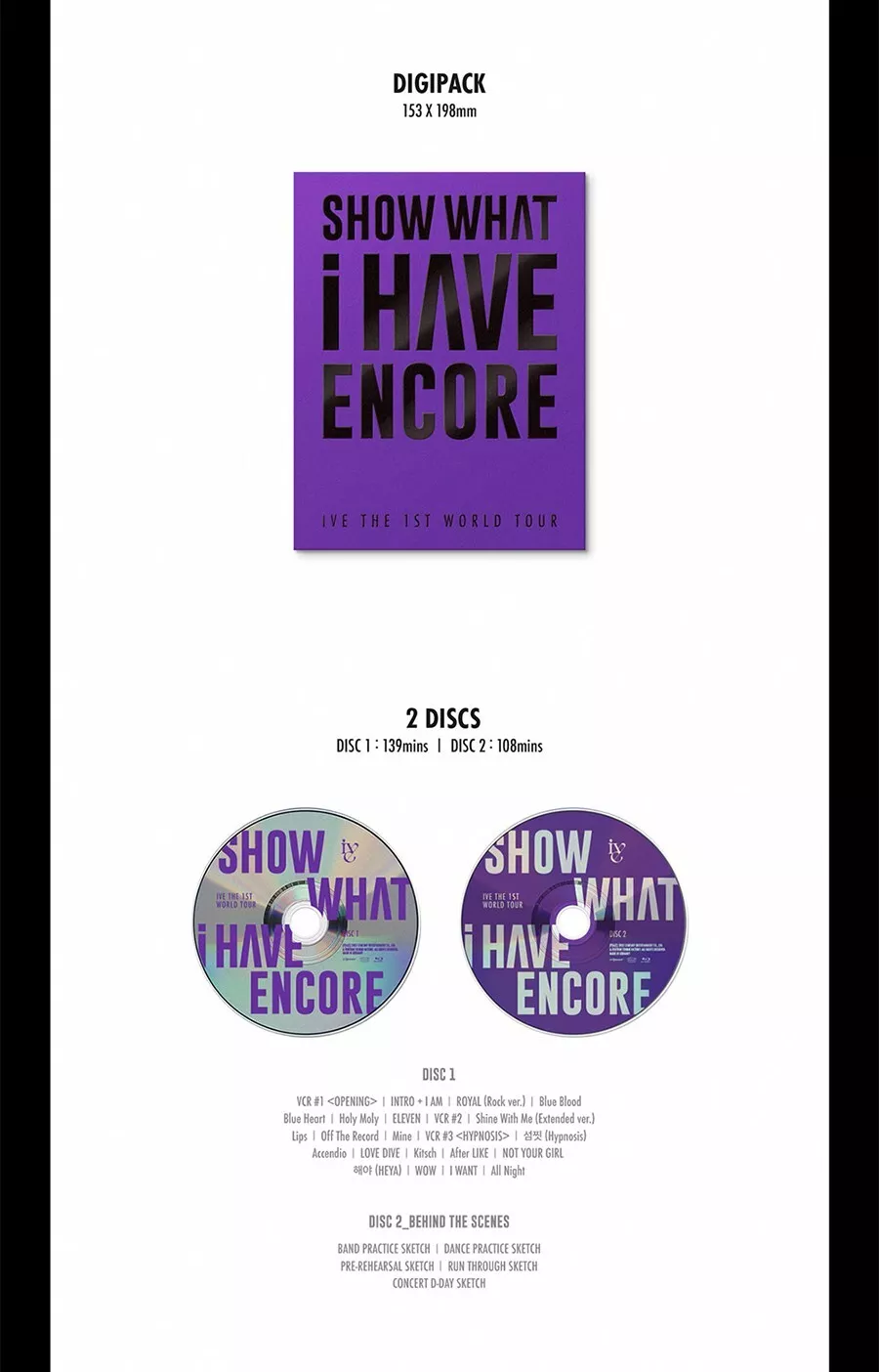 IVE THE 1ST WORLD TOUR [SHOW WHAT I HAVE - ENCORE] [BLU-RAY