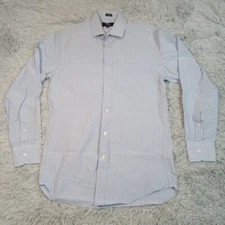 J. Crew Mens Shirt Blue S Button Up Pocket S 14 14.5 Preppy Thompson Shirtings