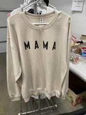 Maternity / New Mom "Mama" Sweatshirt Size Large, with Newborn "Mini" Bodysuit