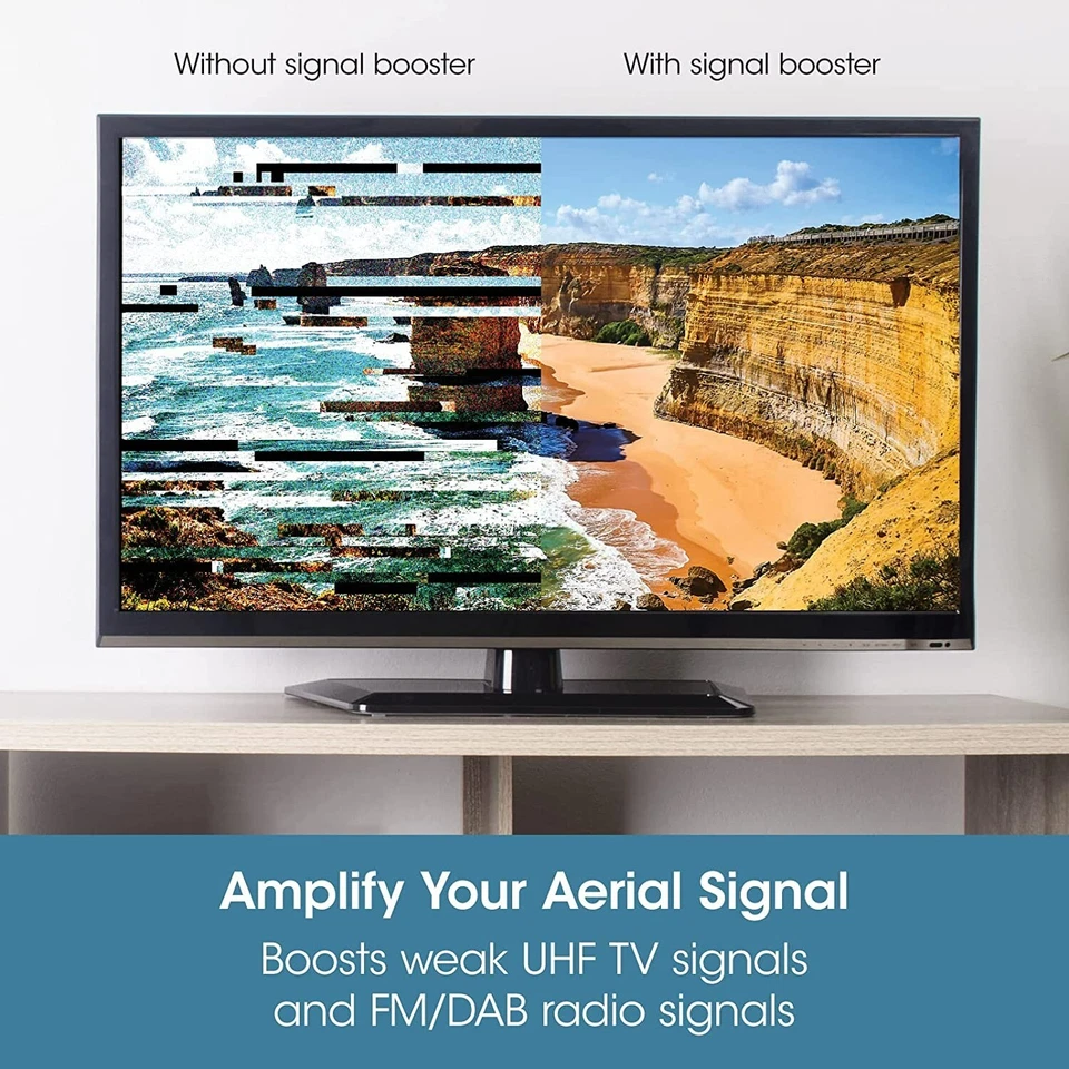 SLx 4 Way Compact Signal Booster Aerial Amplifier Integrated 4G & 5G Filtering - Image 3 of 4