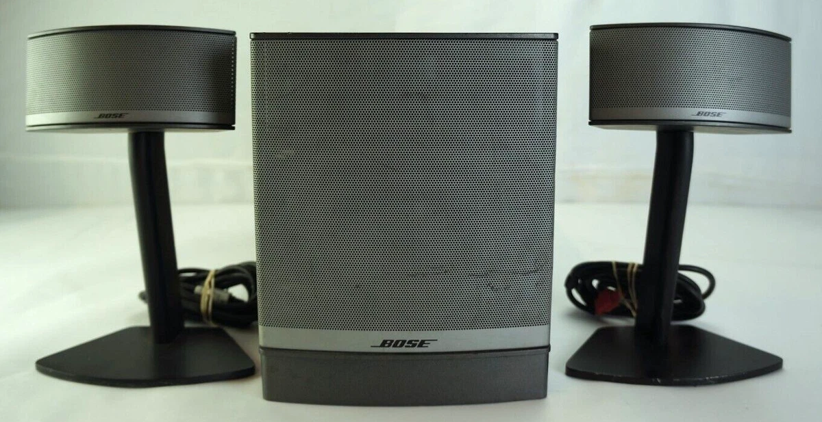 Besøg bedsteforældre træk vejret Studerende Bose Companion 5 Multimedia Speaker System Subwoofer &amp; L/R Speakers  Complete | eBay