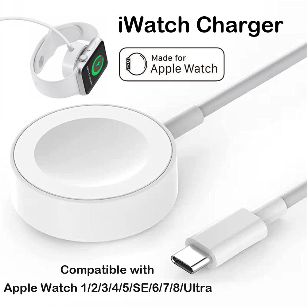 For Apple iWatch Ultra Watch SE Magnetic Type-C Charger Dock  Cable