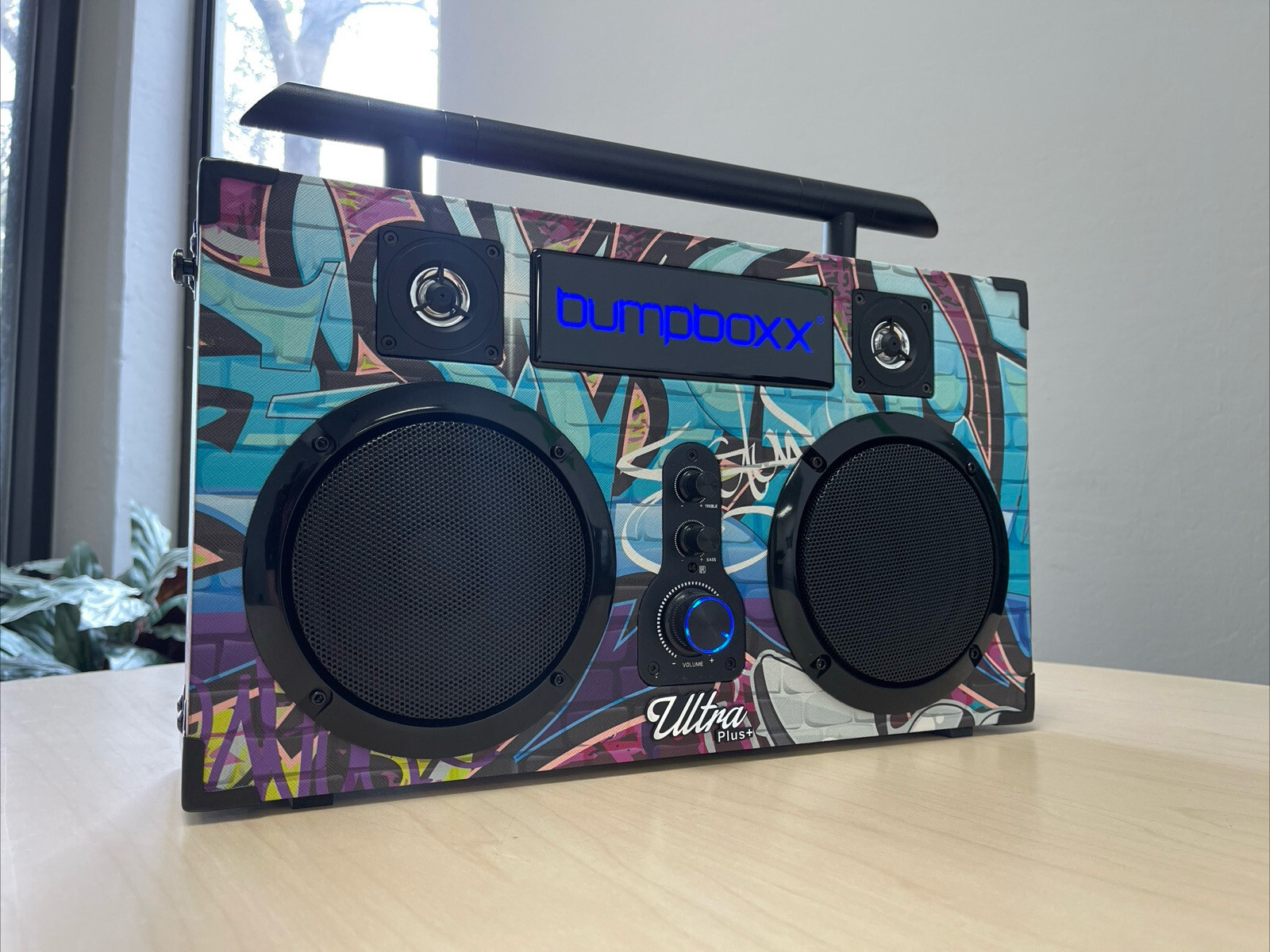 Bumpboxx Ultra Plus+ Bluetooth Speaker Boombox (Wireless Microphone