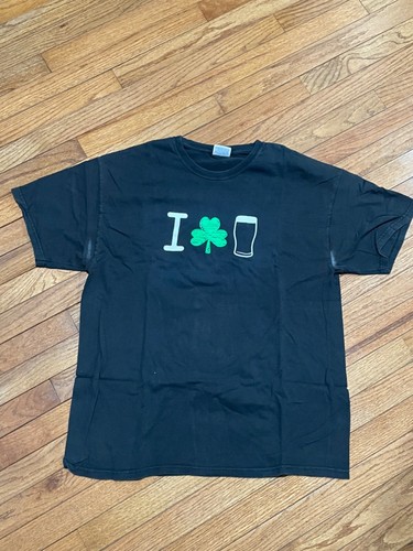 T shirt Black XL I Love Guinness | eBay