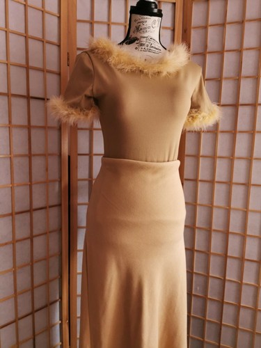 COMPLETO VINTAGE GONNA E TOP DONNA taglia 42 | eBay