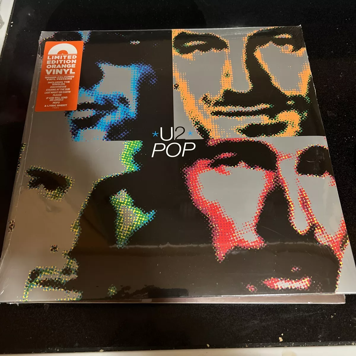 U2: Pop - New 2 LP Limited Edition 180 Gram Orange Vinyl