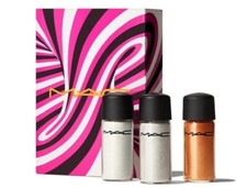 MAC Hypnotizing Holiday Sprinkle Of Magic Mini Glitter Kit Red Bronze Gold 3 PC