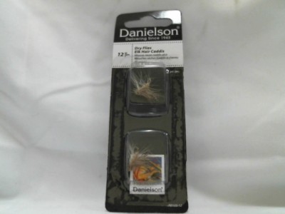 Danielson dry flies elk hair caddis sz12 fly fishing 2 per pack 