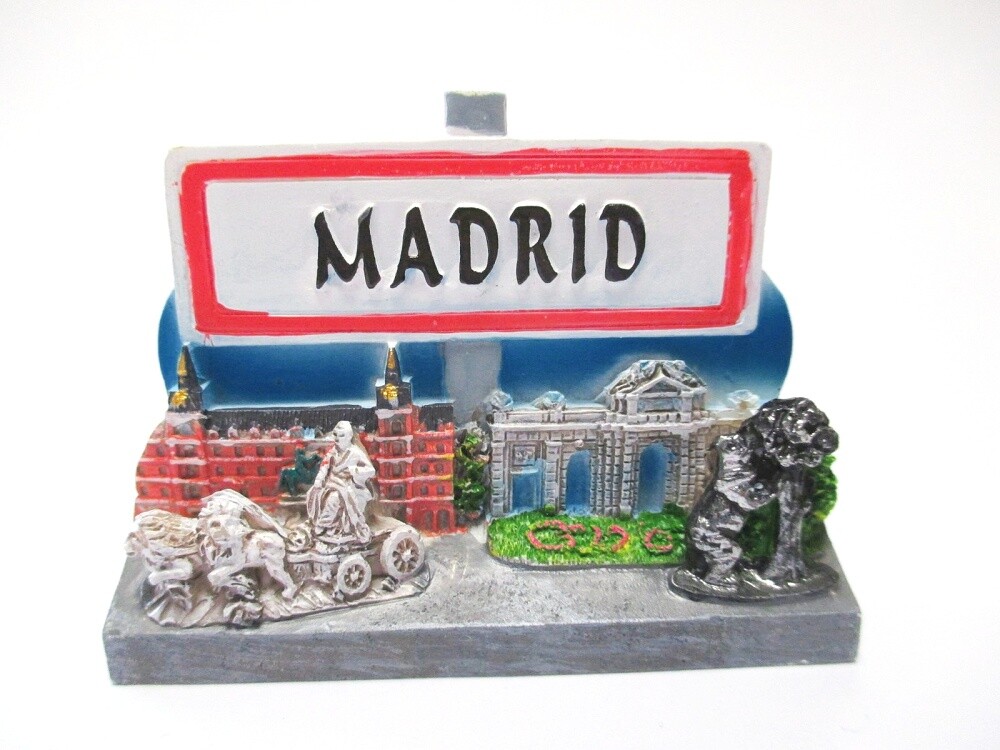 Madrid Capital Magnet Souvenir Spain Espana Spain 7cm