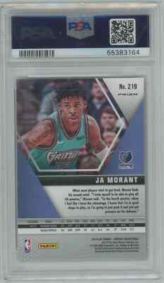 2019 Prizm Ja Morant Red Wave RC ルーキーカード 2019 Panini Mosaic Ja Morant Red Wave Prizm #219 (RC) PSA 8 | eBay