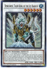 Dewloren, Tiger King of the Ice Barrier SDFC-EN042 Yugioh TCG Ultra Rare NM