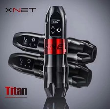 Xnet Titan 2024 Wireless Tattoo Machine Rotary Pen Extra 38mm Grip Coreless USA
