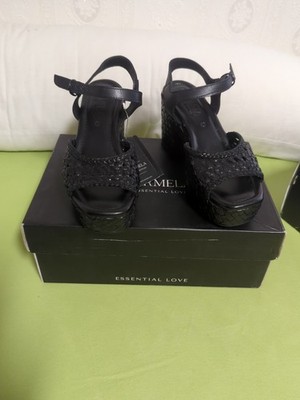 Carmela Ledersandalen 161637 Schwarz Gr. 40 Damen Schuhe