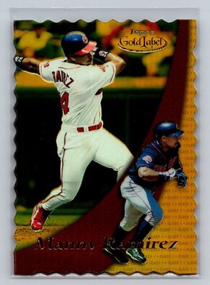 2000 Topps Gold Label #86 Manny Ramirez Class 1 Gold #/100