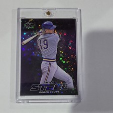 Leaf 2023 Trinity Mega Box Steel Insert Robin Yount S-59 Serial Numbered 1/8