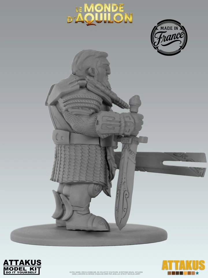 Statuetta Redwin (Nani) da dipingere - taglia M (6-9 cm) - Made in France by ... - Immagine 2 di 4