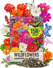 Pollinator-Attracting Flower Seeds Mix - 1 Ounce, Non-GMO, 23 Colorful Varieties 255.84 per gallon