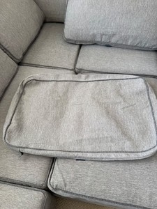 Lovesac Sactional Tonal Sterling Luxe Chenille Standard pillow cover