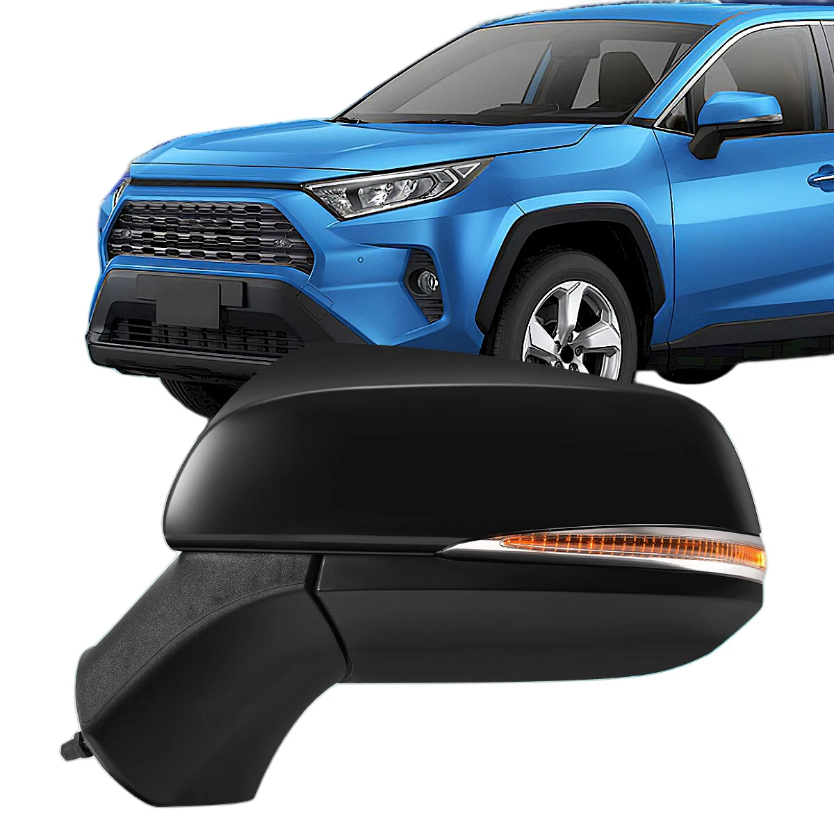For 2019-2021 Toyota Rav4 Powered Adjustment Heated Left Driver Side View Mirror