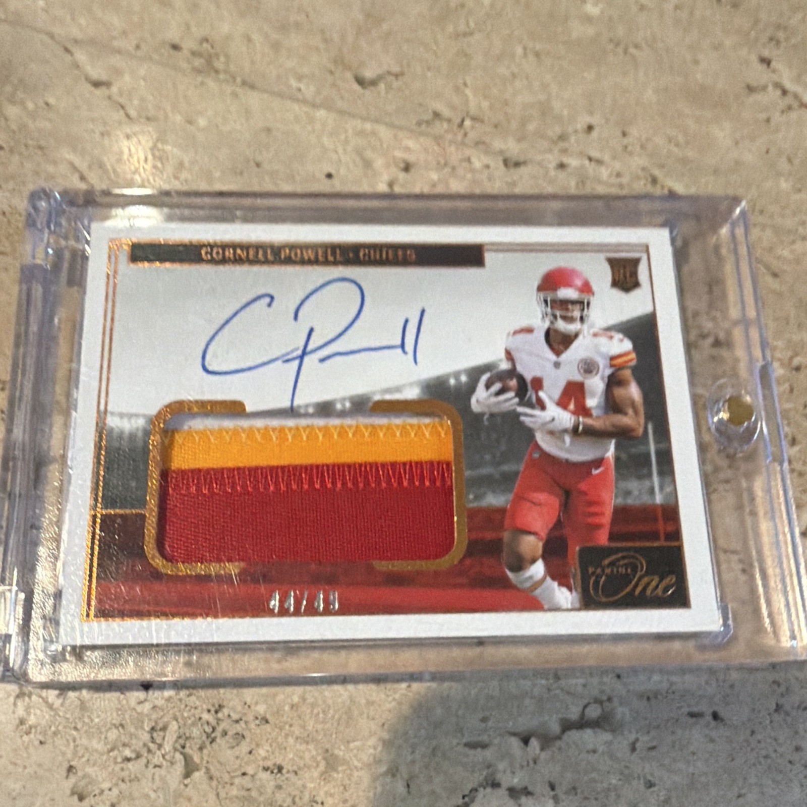 Cornell Powell Panini One #30 Autograph Bronze