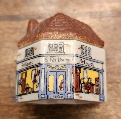 Wade Whimsey Why - S Farthing Antique Shop #10 - English Mini Porcelain Village