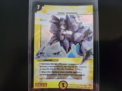 Duel Masters Amnis, Holy Elemental Super Rare Promo L3/6 Y1 LP *Read Desc.*
