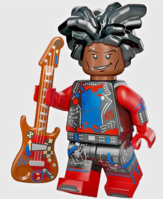 Lego 71050 Minifigur - Spider Punk - Spiderman über den Spinnenvers