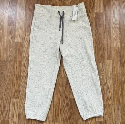 Calvin Klein Performance Women's Gray/white Jogger Pants Size S Activewear